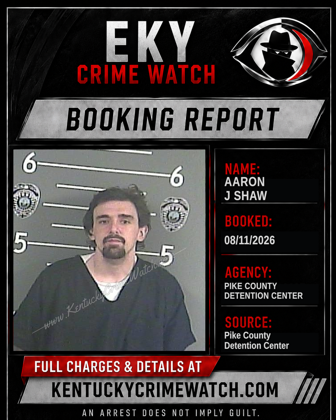 AARON J SHAW booking image
