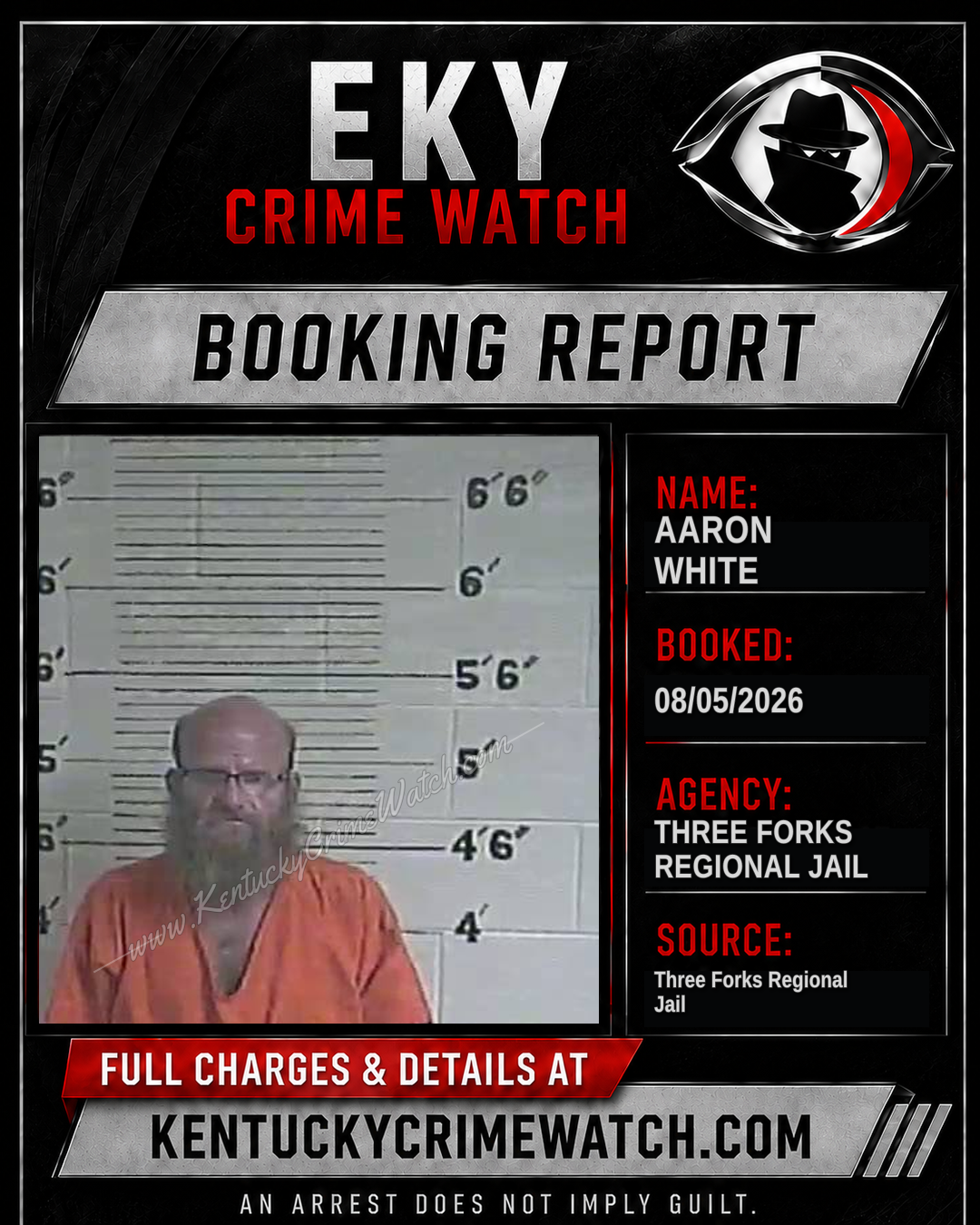 Aaron White booking image