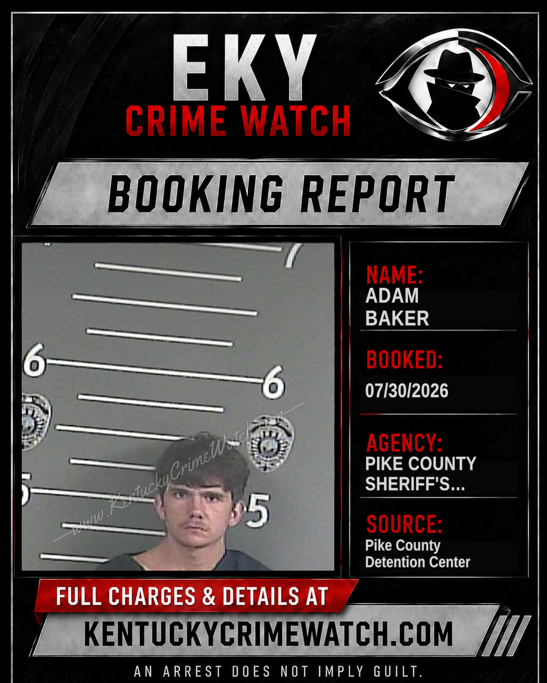 ADAM BAKER booking image