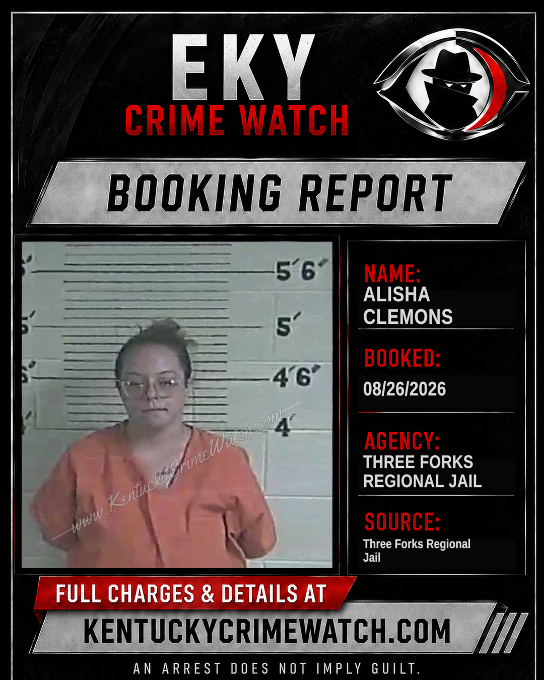 Alisha Clemons booking image