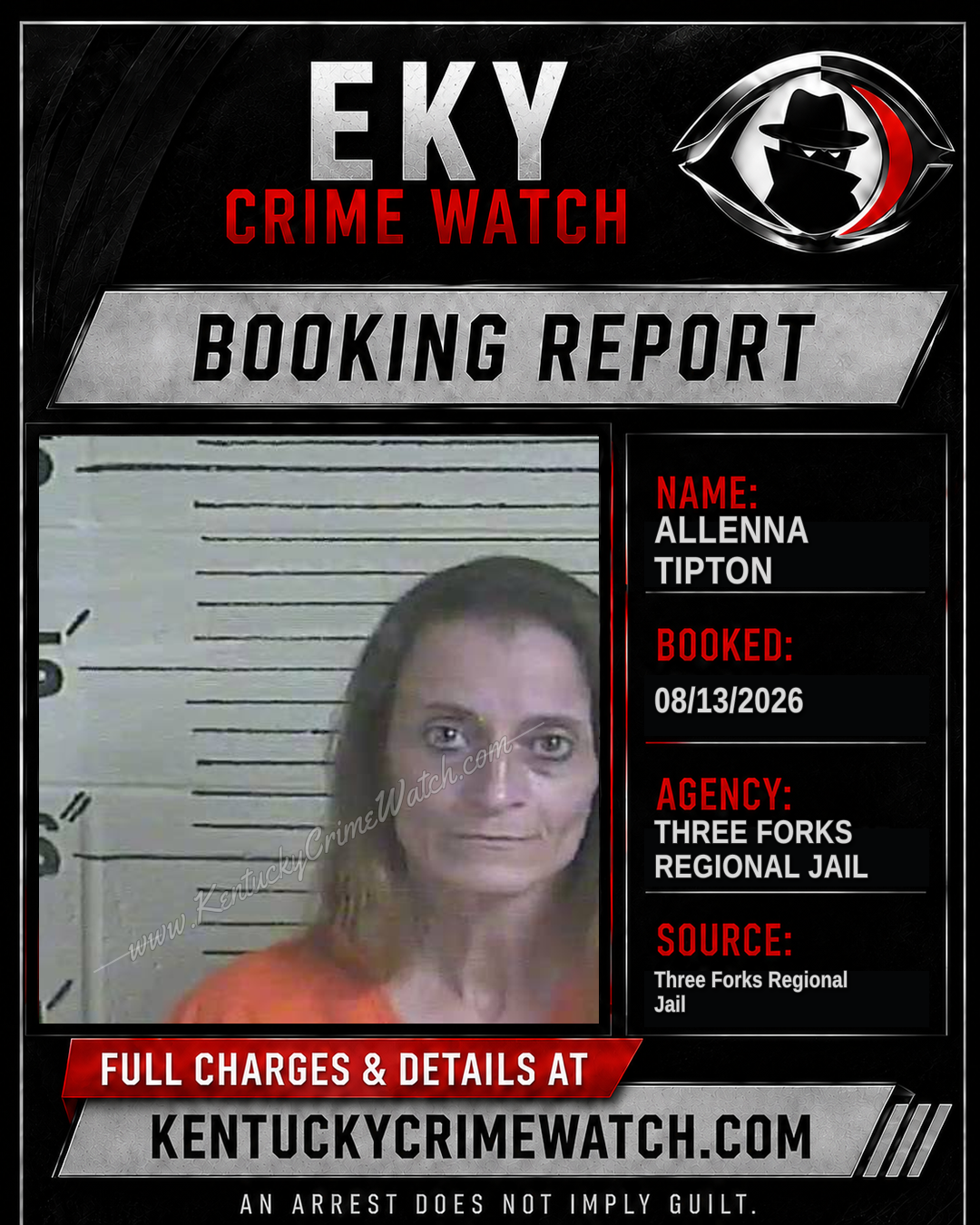 Allenna Tipton booking image