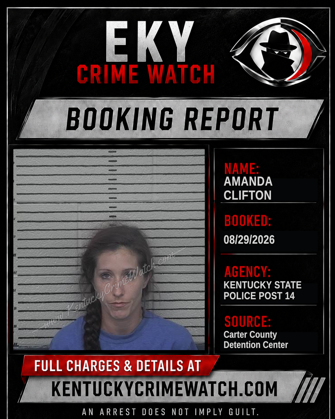 AMANDA CLIFTON booking image
