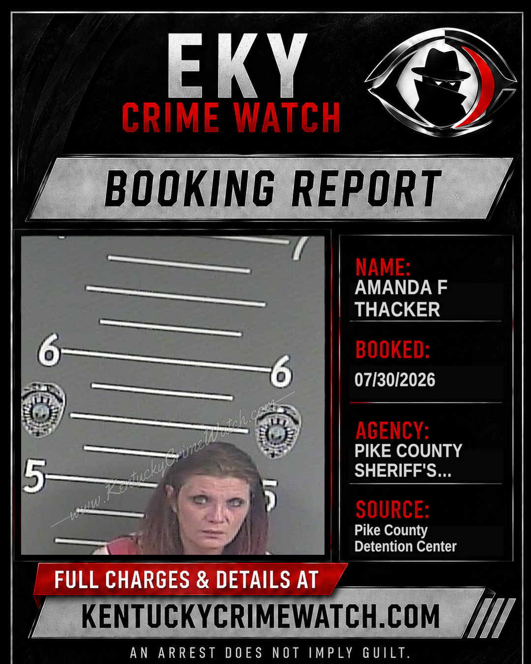 AMANDA F THACKER booking image