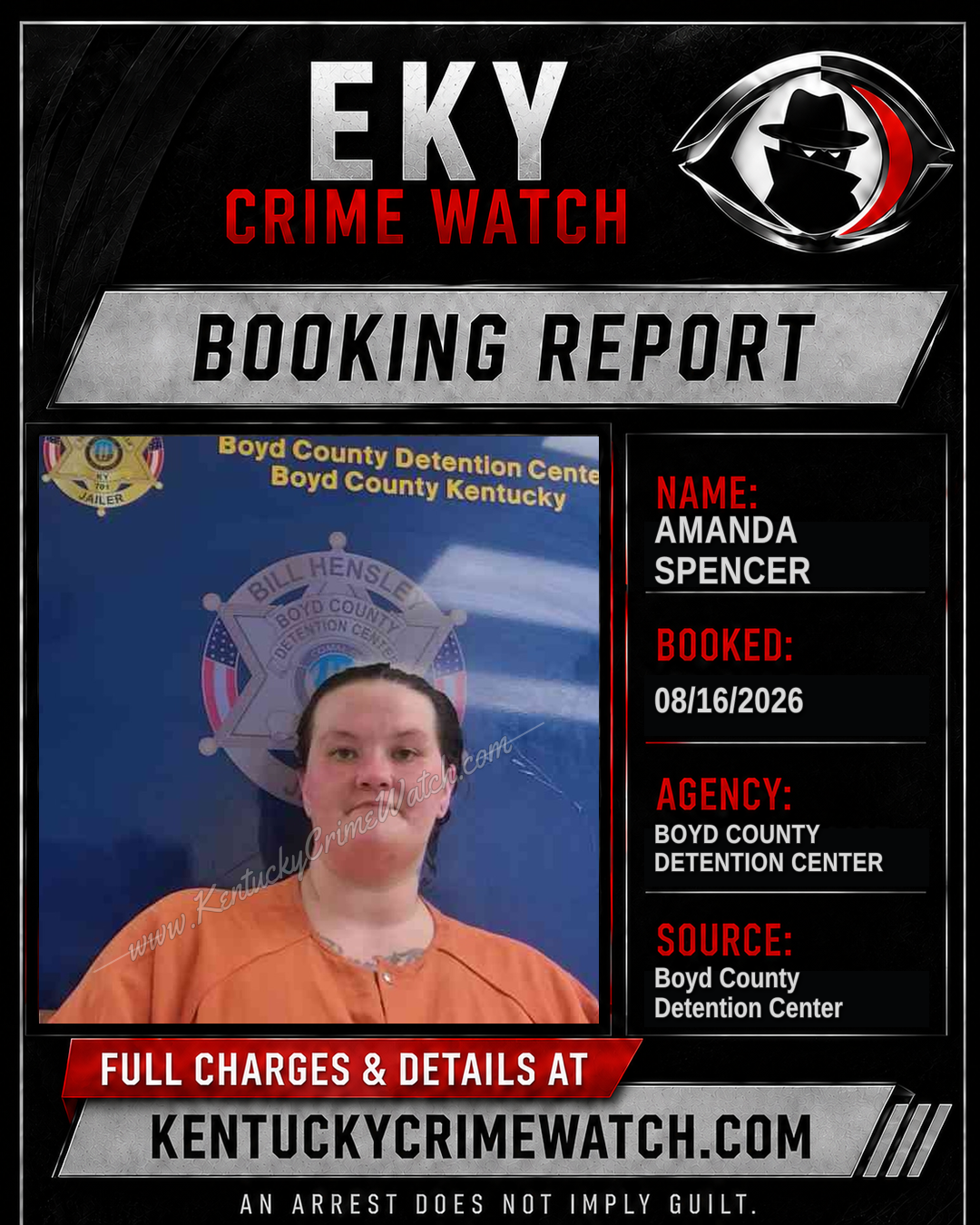 AMANDA SPENCER booking image