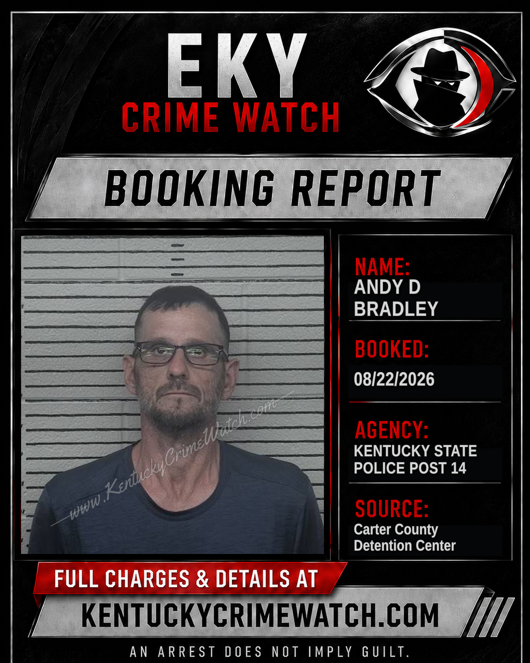 ANDY D BRADLEY booking image