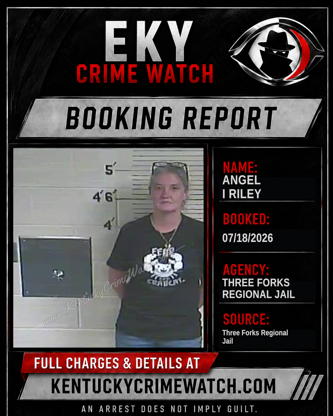 Angel I Riley booking image
