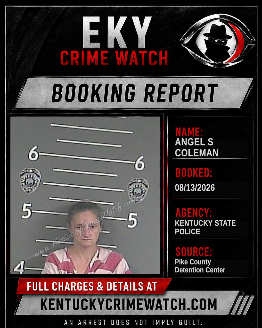 ANGEL S COLEMAN booking image
