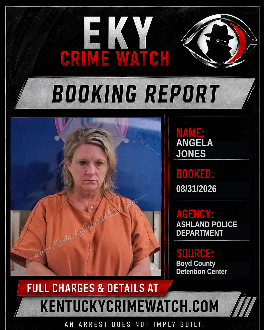 ANGELA JONES booking image