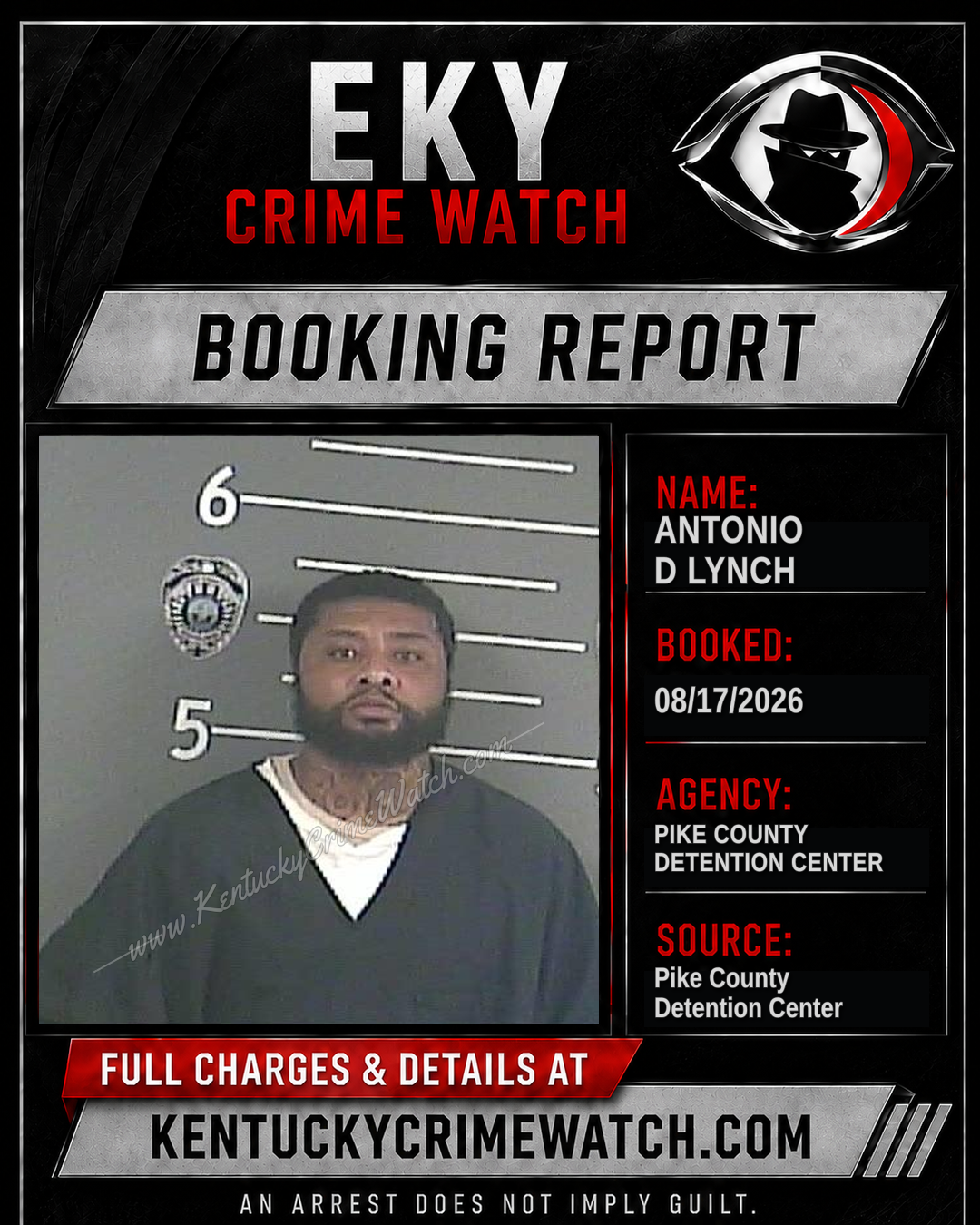 ANTONIO D LYNCH booking image