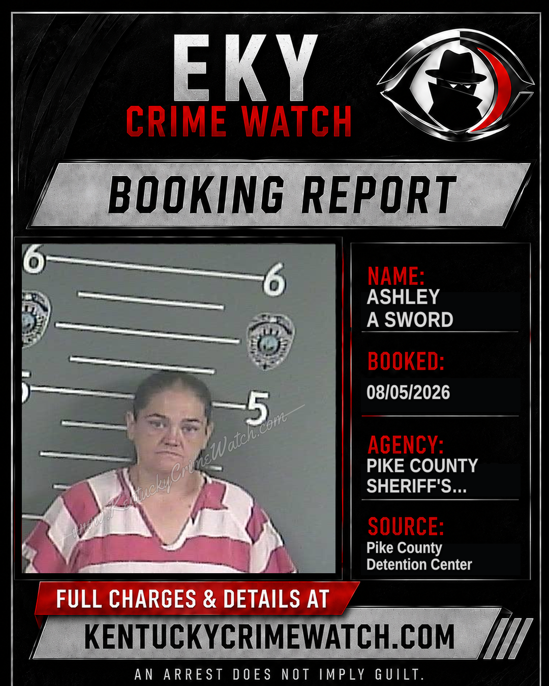 ASHLEY A SWORD booking image
