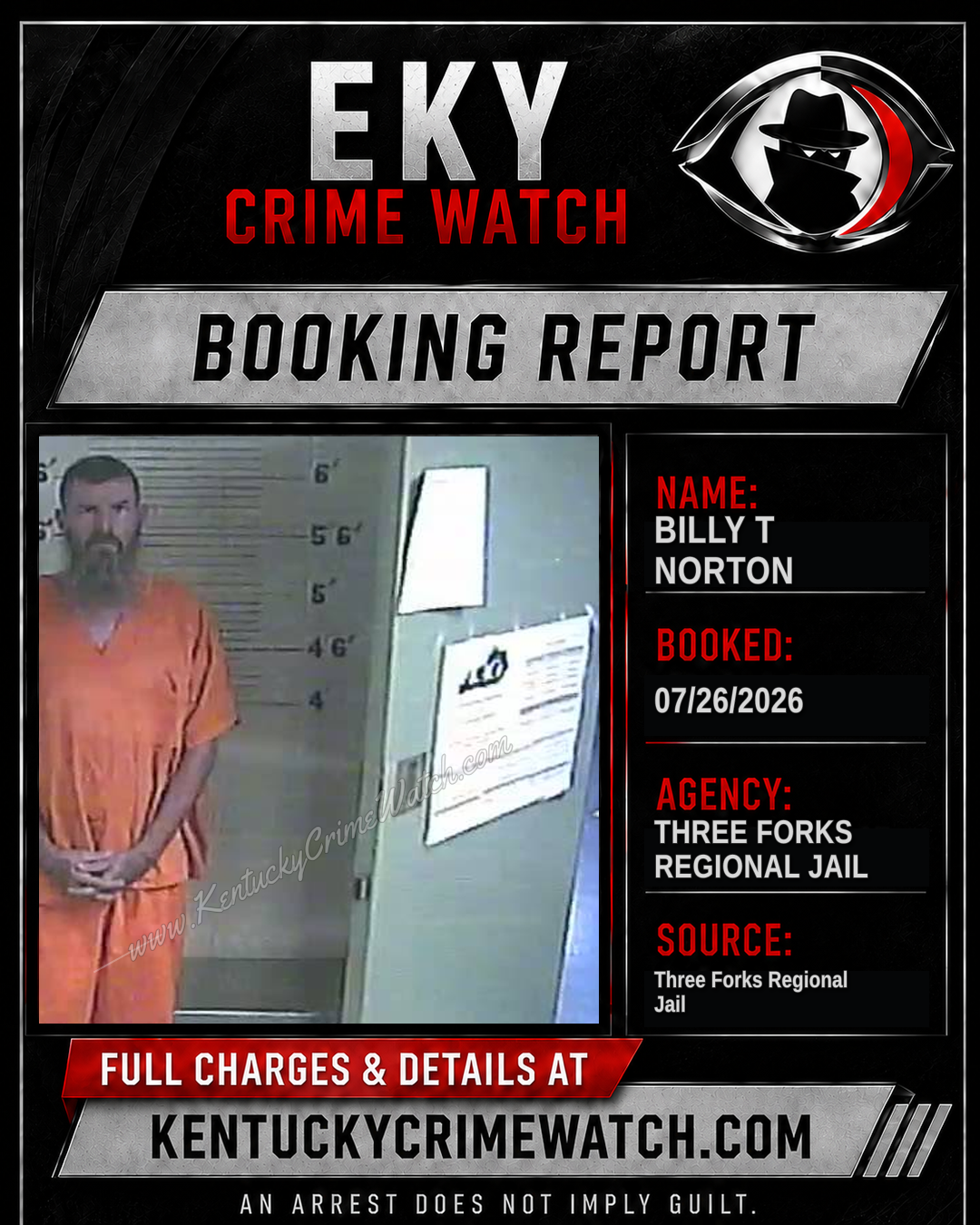 Billy T Norton booking image