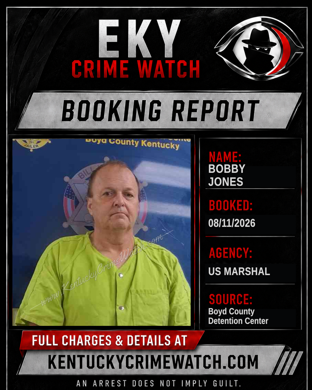 BOBBY JONES booking image