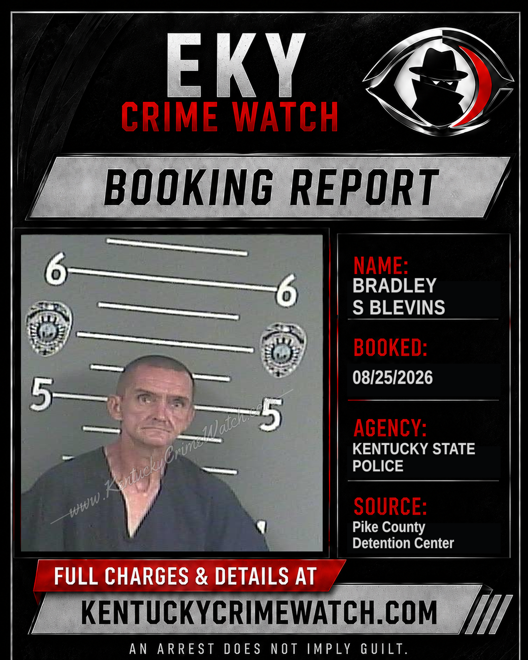 BRADLEY S BLEVINS booking image