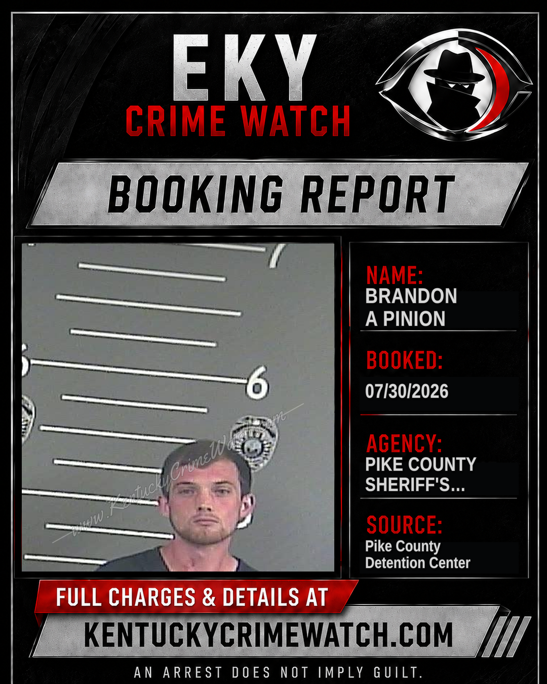 BRANDON A PINION booking image