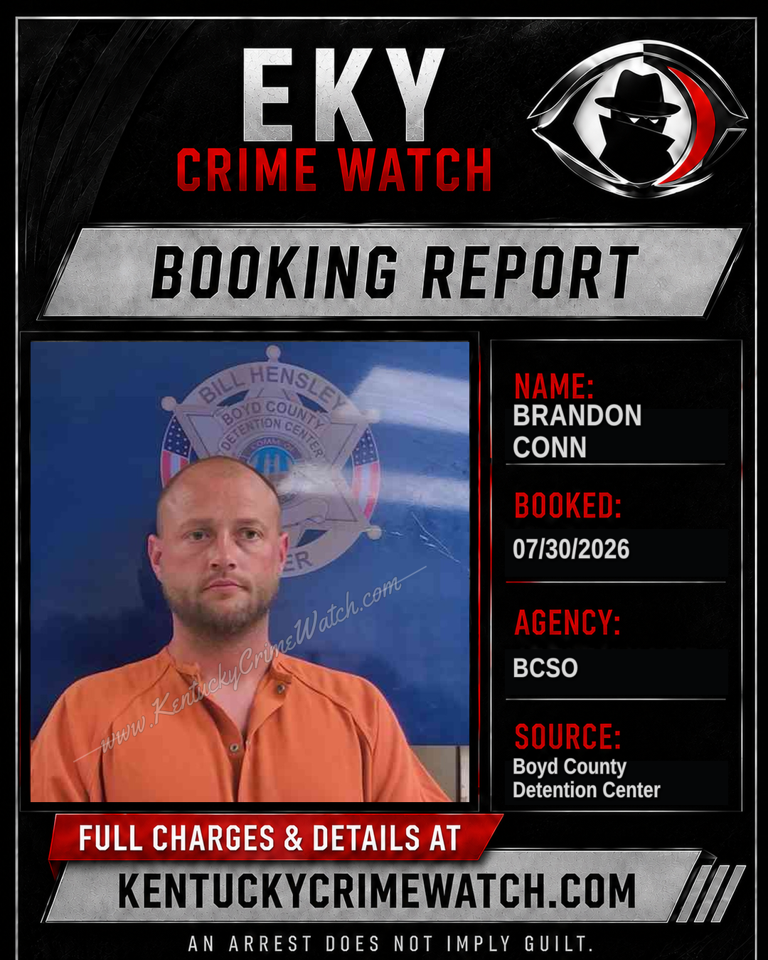 BRANDON CONN booking image