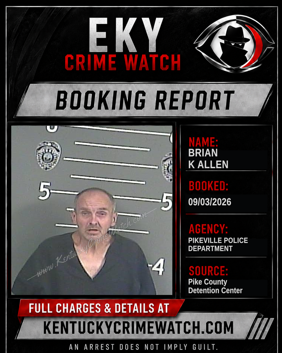 BRIAN K ALLEN booking image