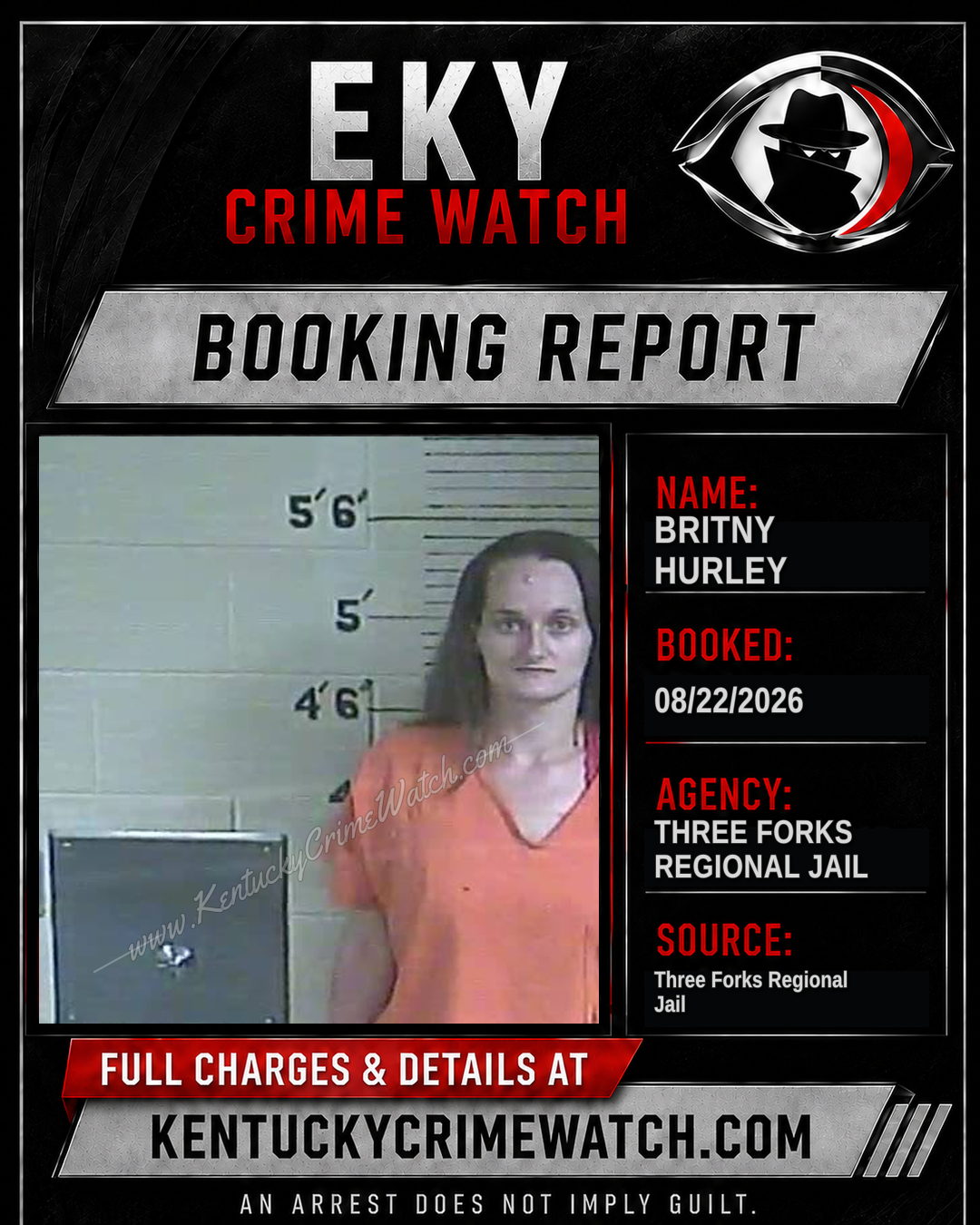 Britny Hurley booking image