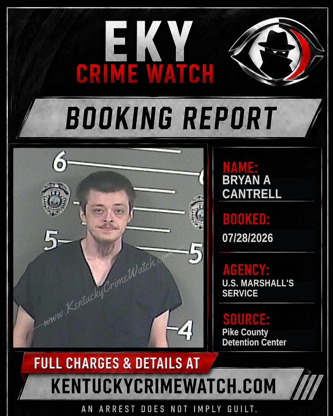BRYAN A CANTRELL booking image