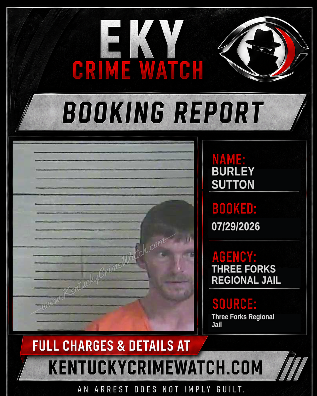 Burley Sutton booking report card