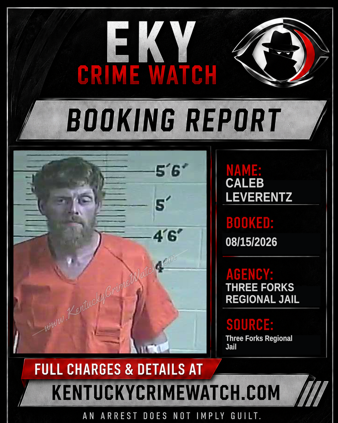 Caleb Leverentz booking image