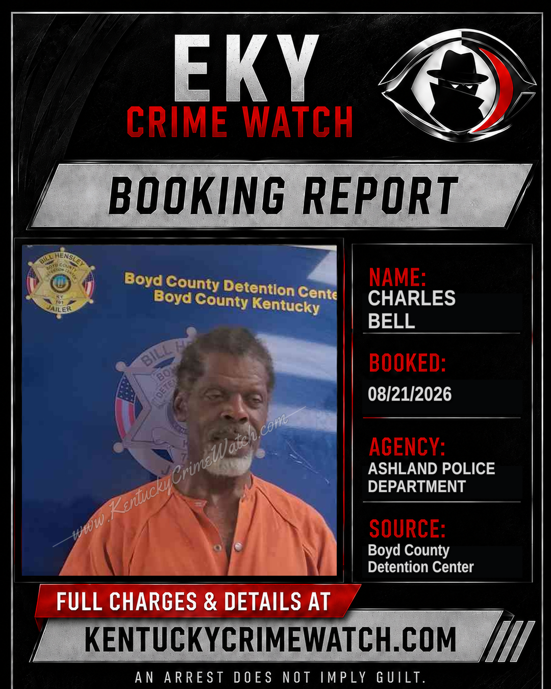 CHARLES BELL booking image