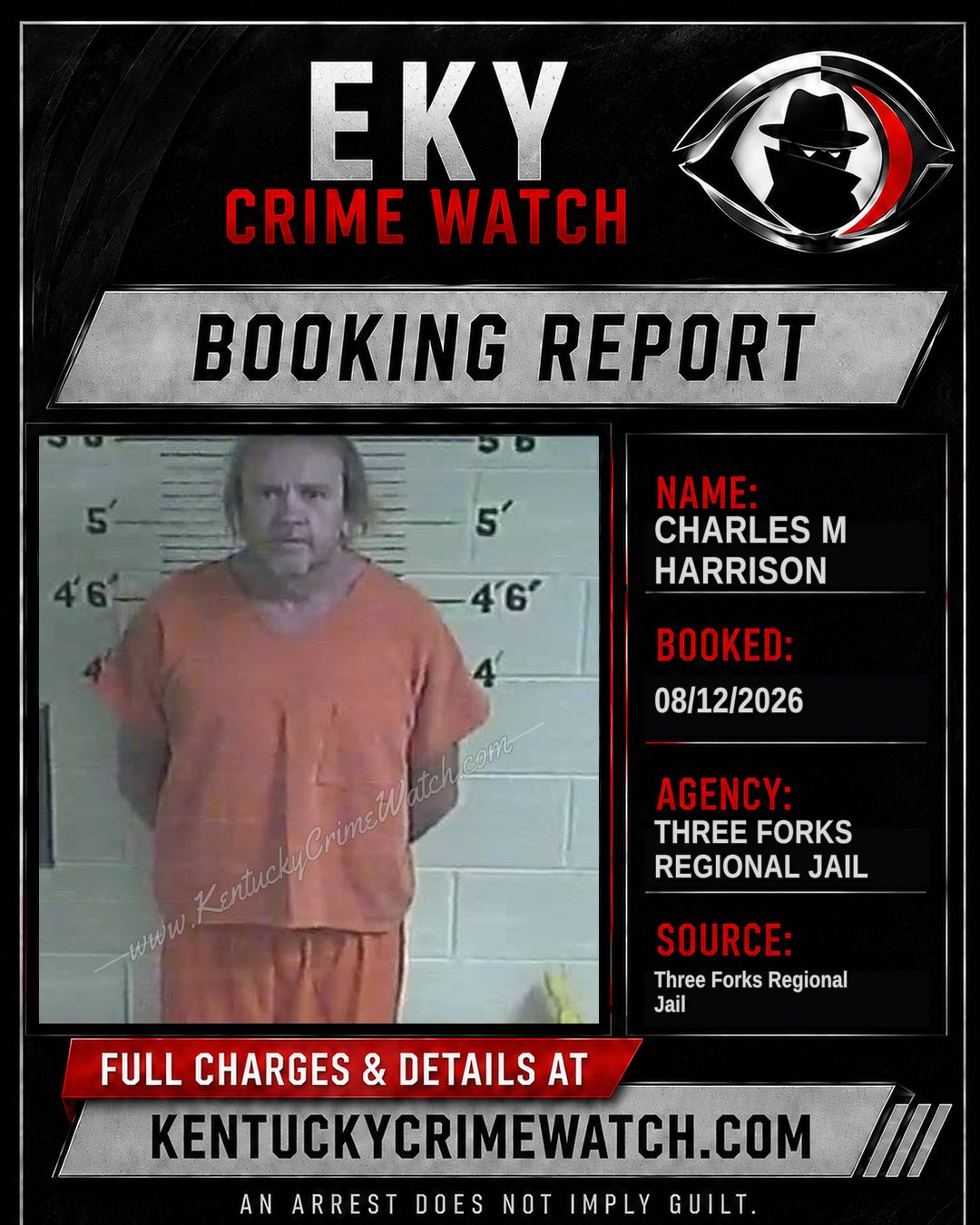 Charles M Harrison booking image