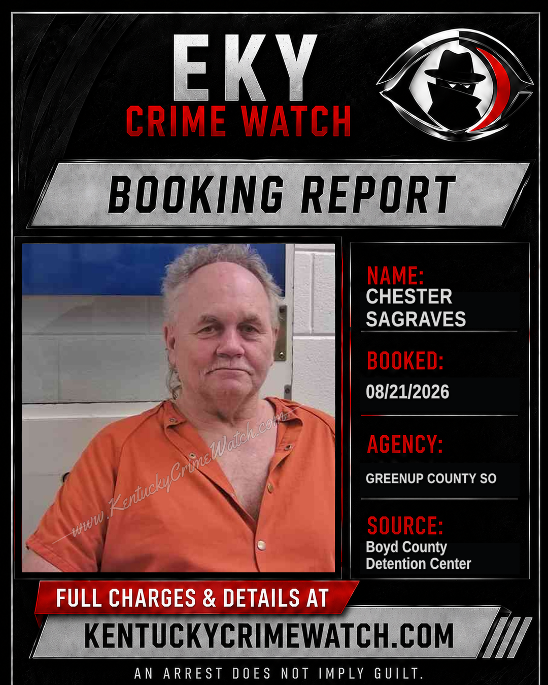 CHESTER SAGRAVES booking image