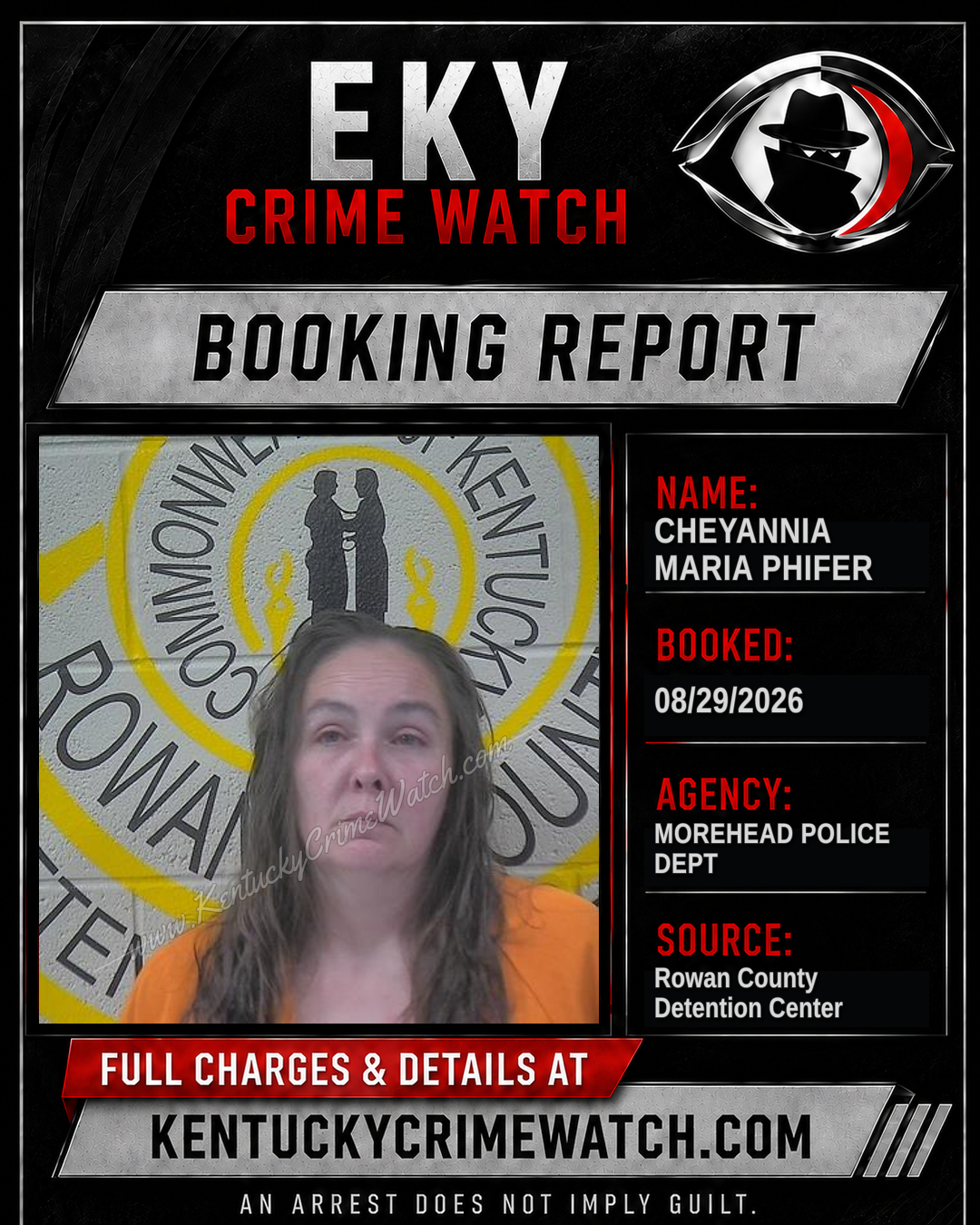 CHEYANNIA MARIA PHIFER booking image