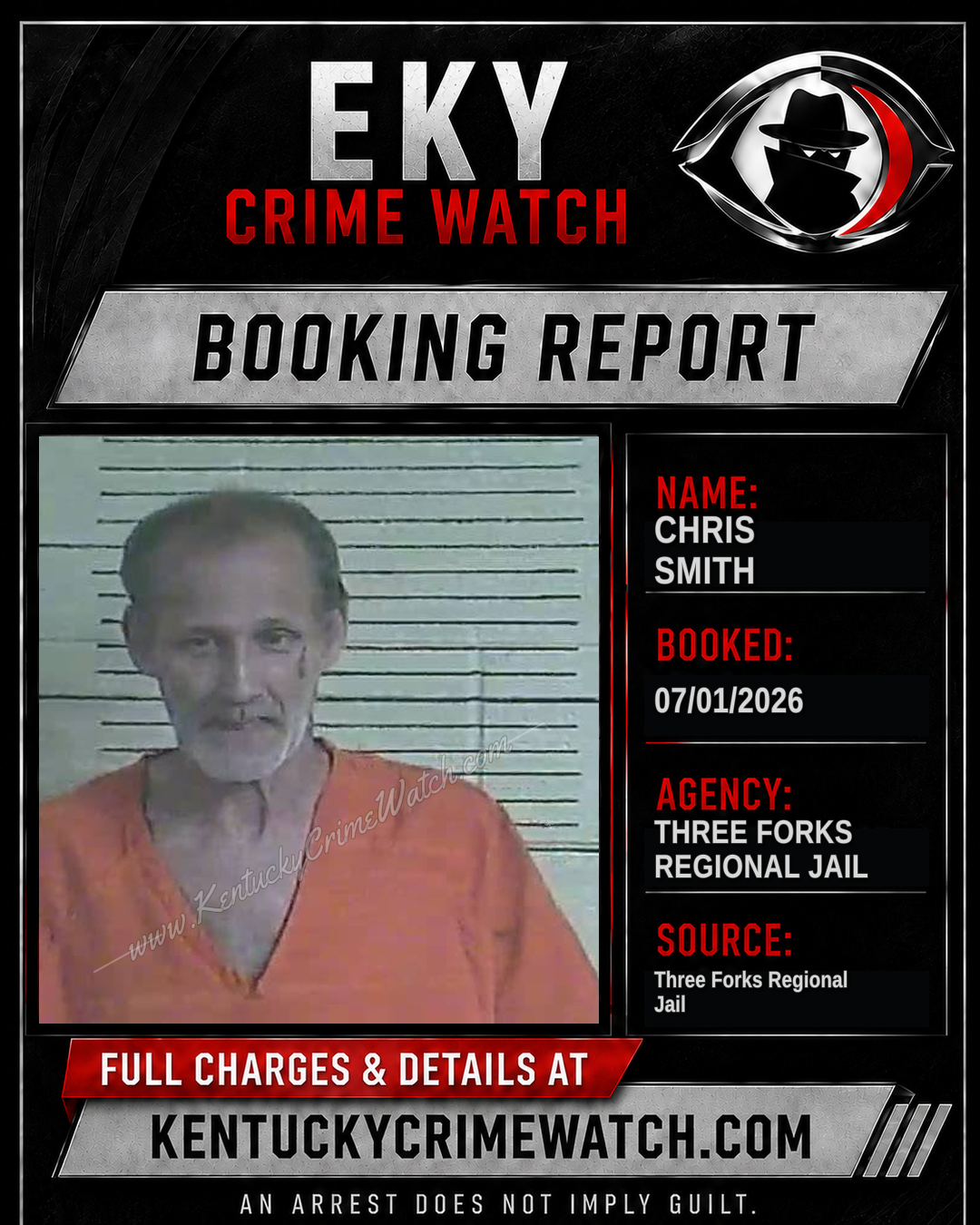Chris Smith booking image