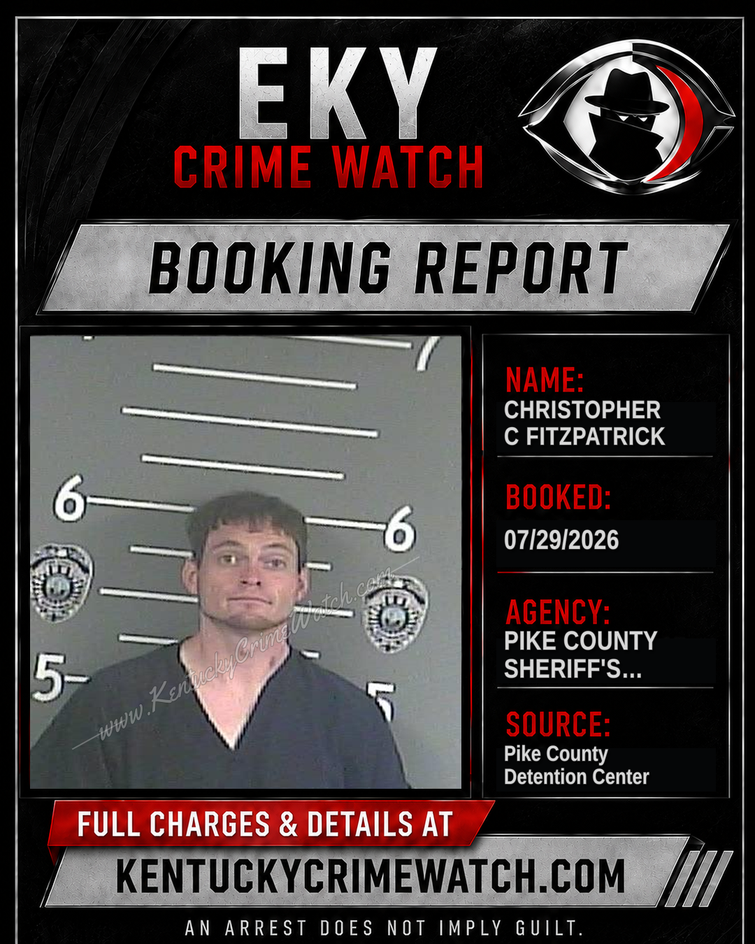 CHRISTOPHER C FITZPATRICK booking image