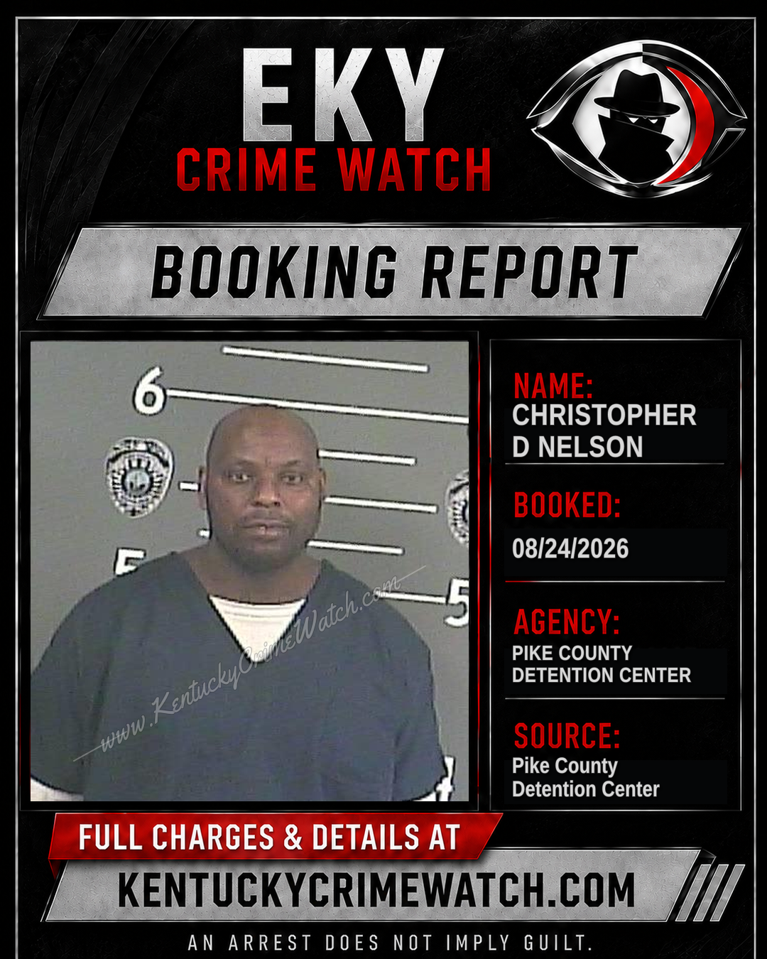 CHRISTOPHER D NELSON booking image