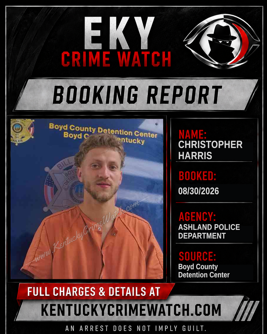 CHRISTOPHER HARRIS booking image