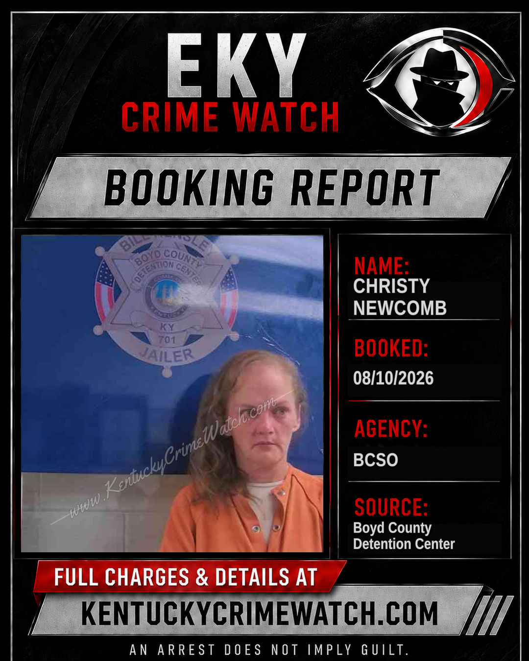 CHRISTY NEWCOMB booking image