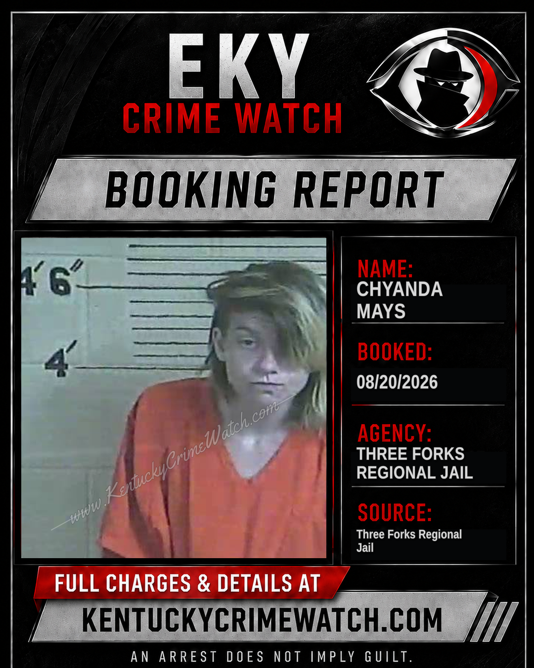 Chyanda Mays booking image