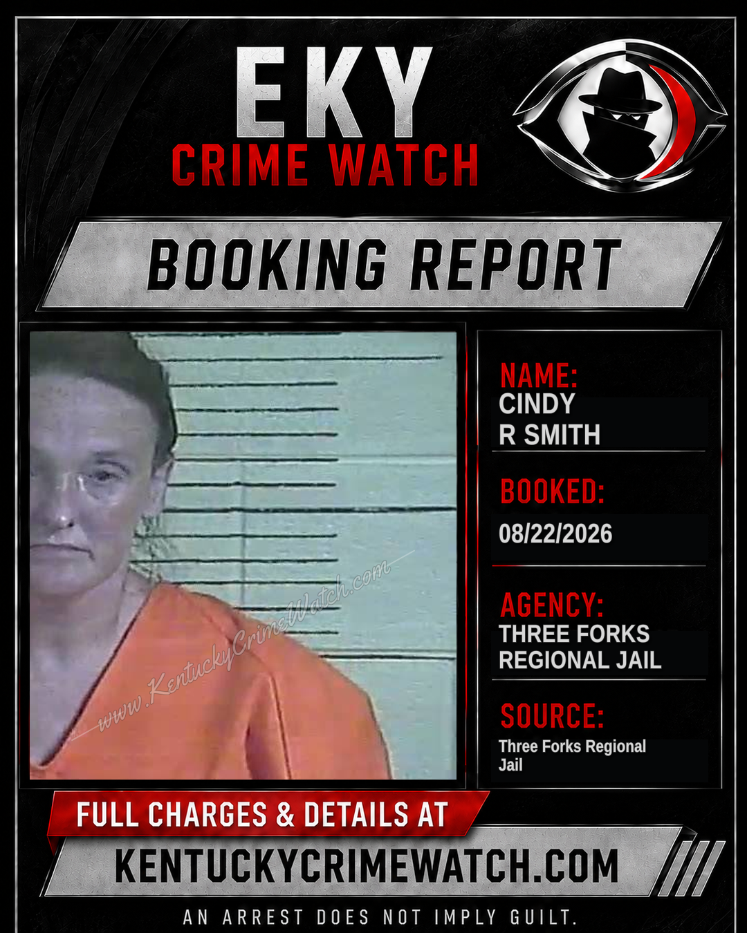 Cindy R Smith booking image