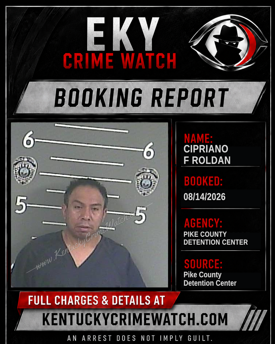 CIPRIANO F ROLDAN booking image