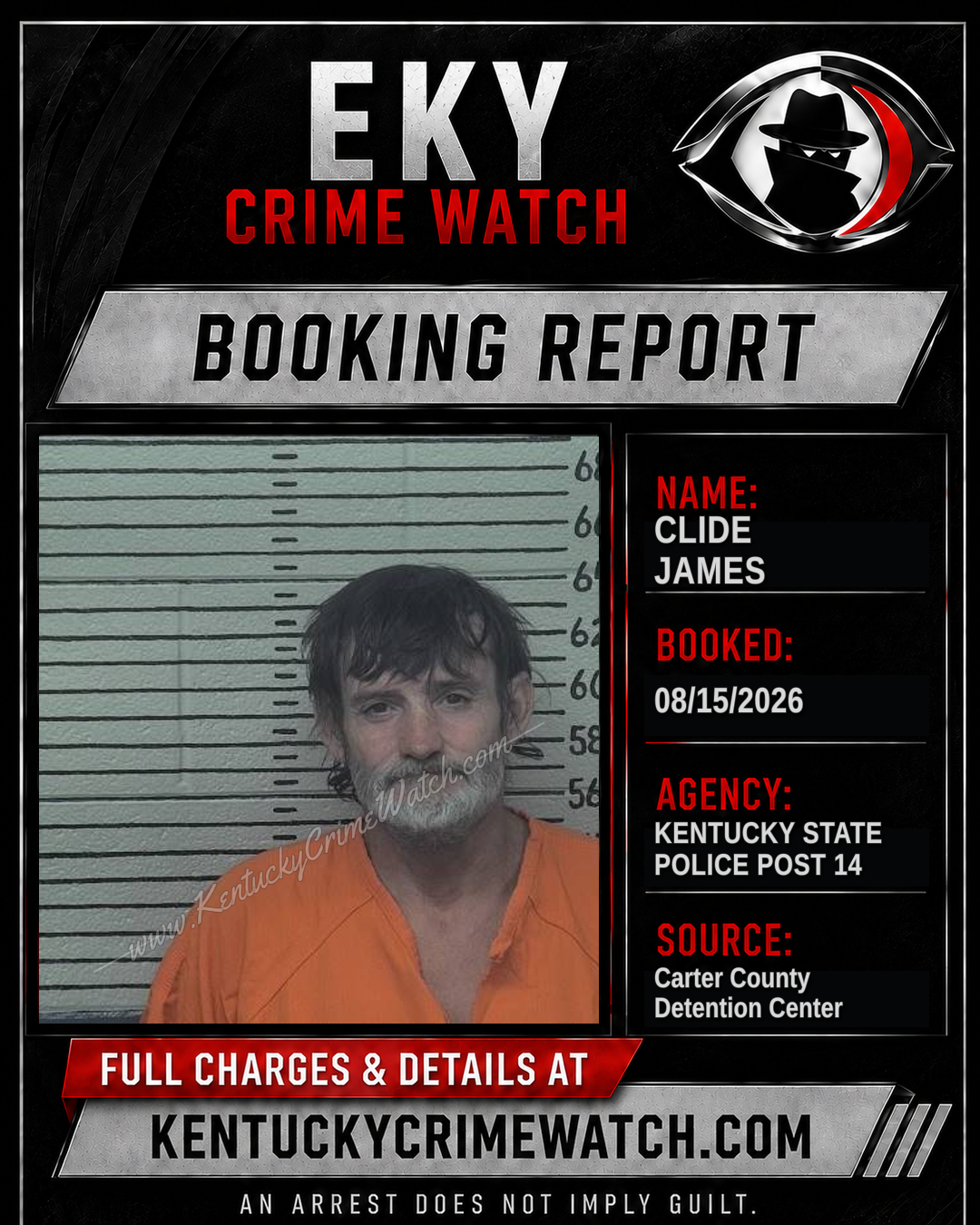 CLIDE JAMES booking image