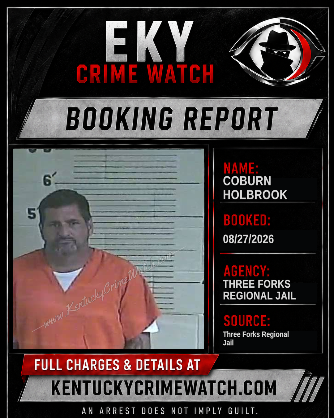 Coburn Holbrook booking image