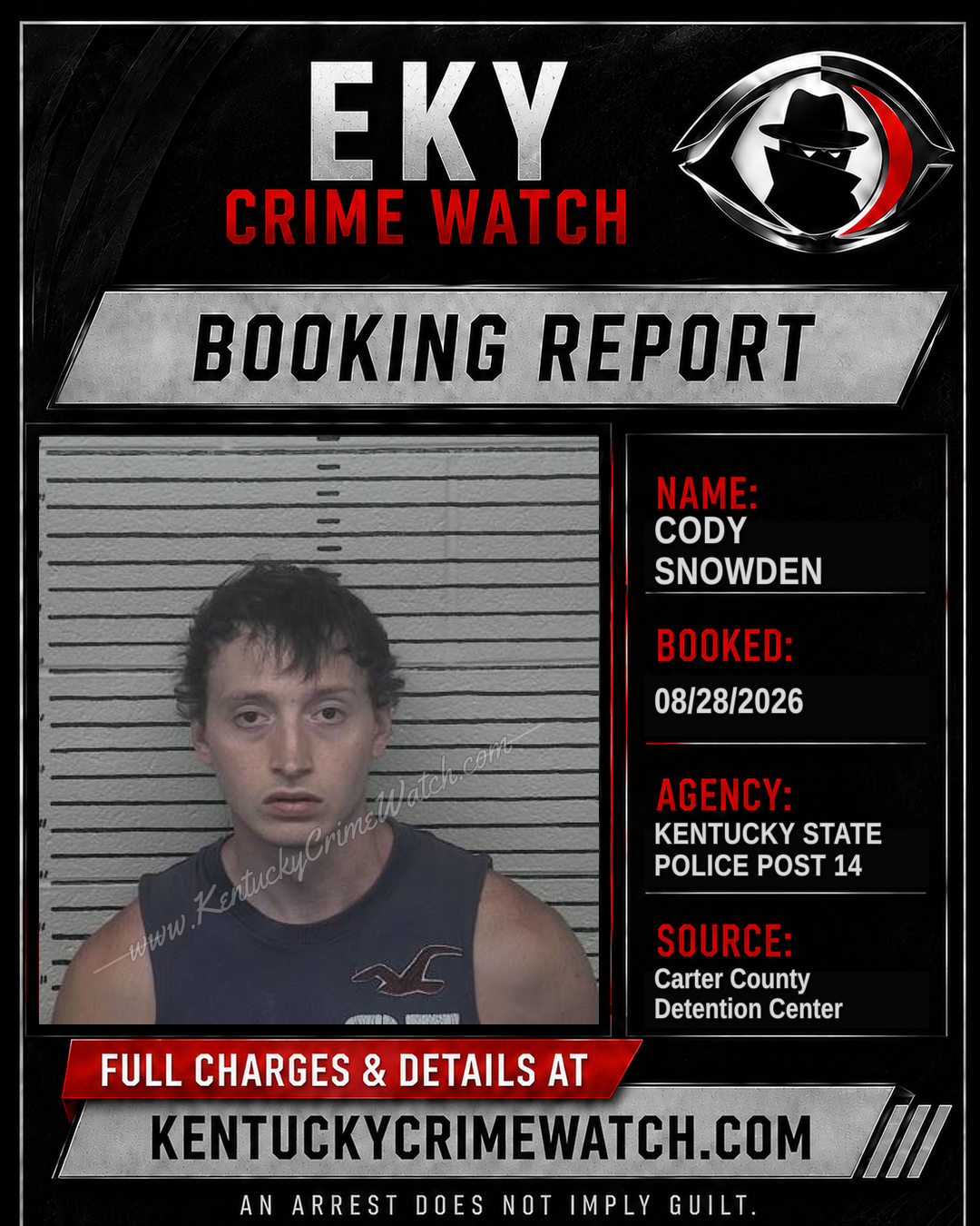 CODY SNOWDEN booking image