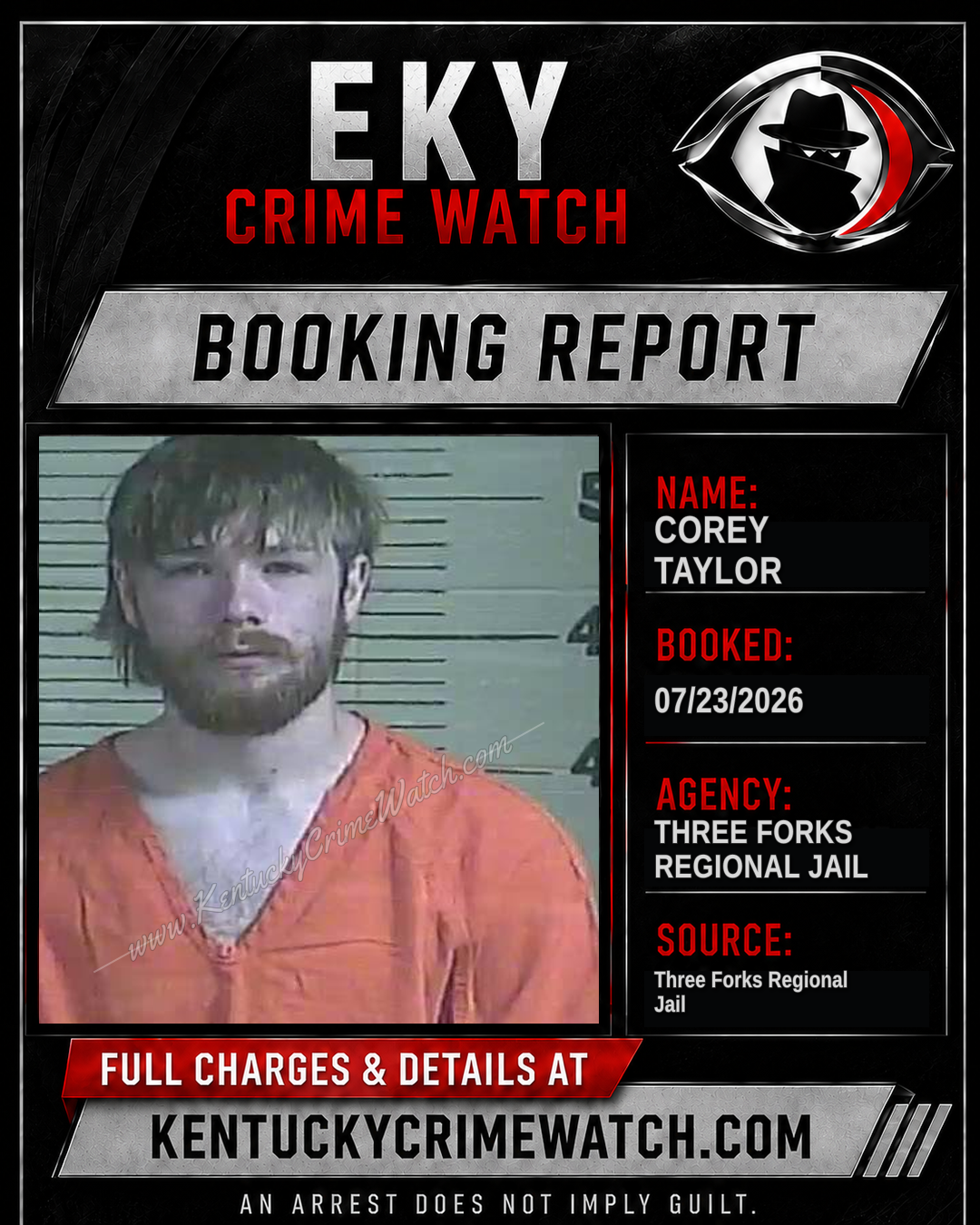 COREY TAYLOR booking image