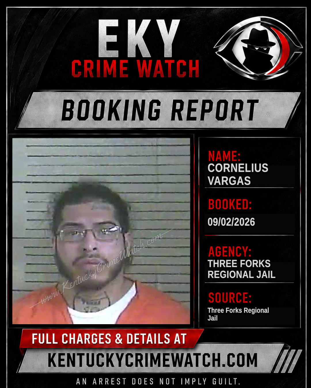 Cornelius Vargas booking image