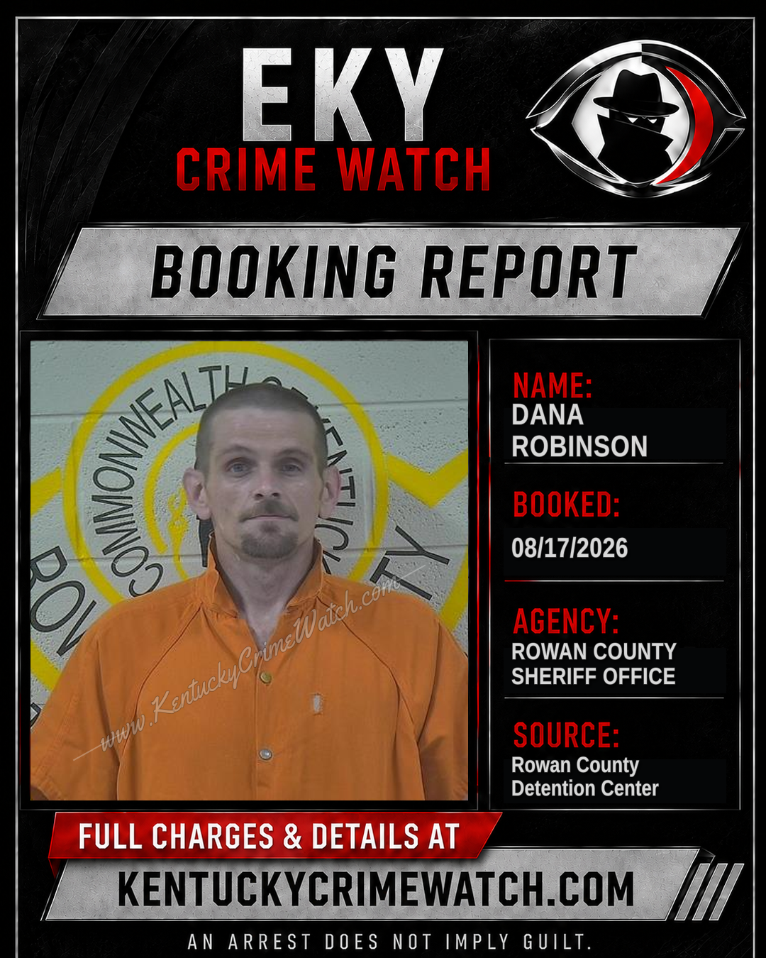 DANA ROBINSON booking image
