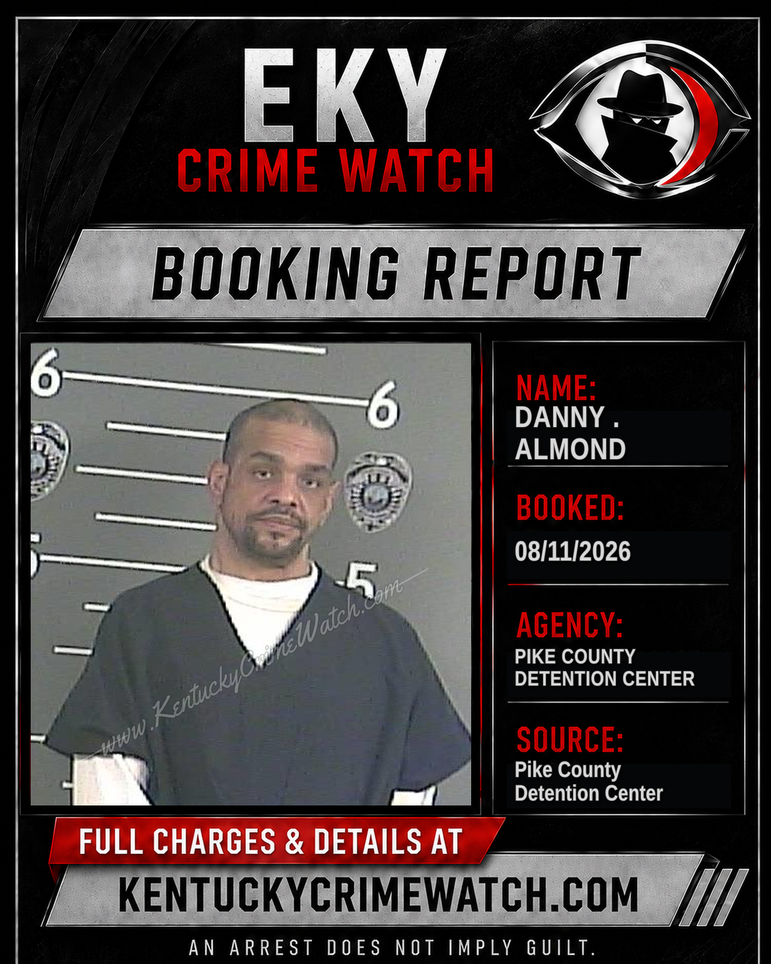 DANNY . ALMOND booking image