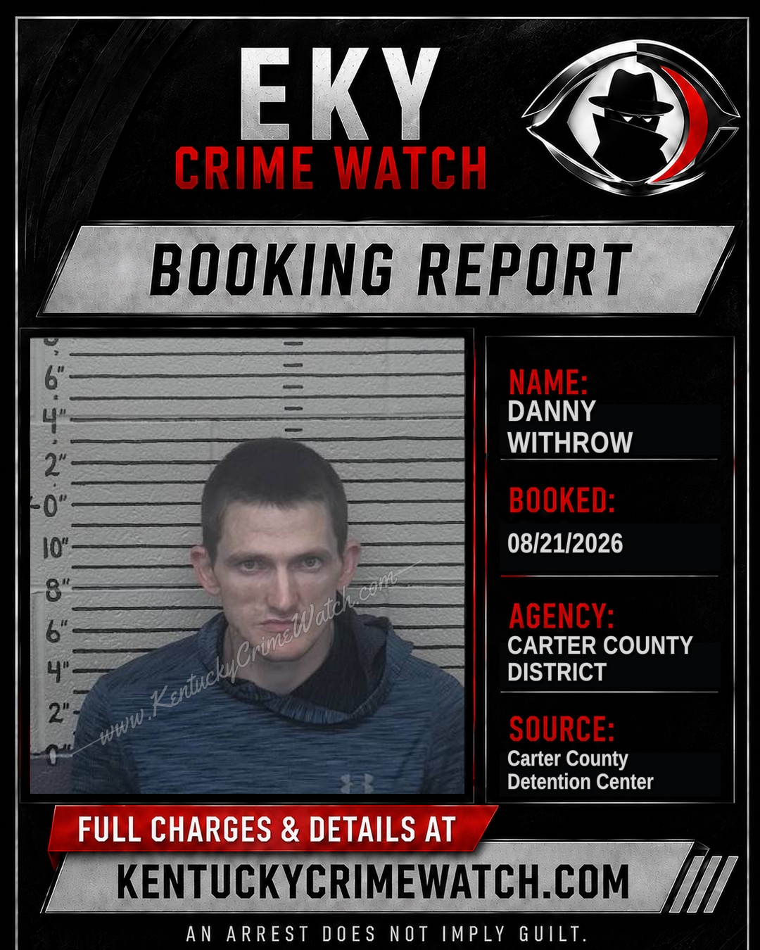 DANNY WITHROW booking image