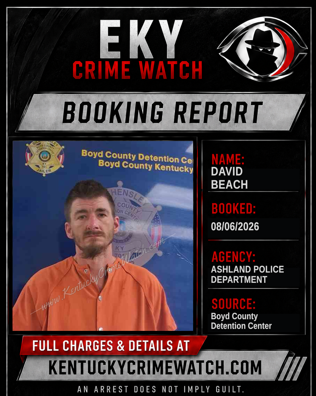 DAVID BEACH booking image