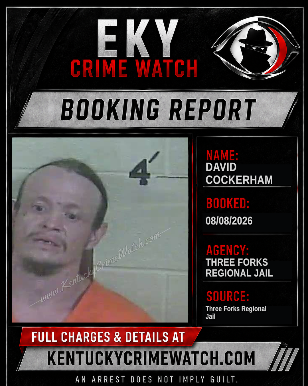 David Cockerham booking image
