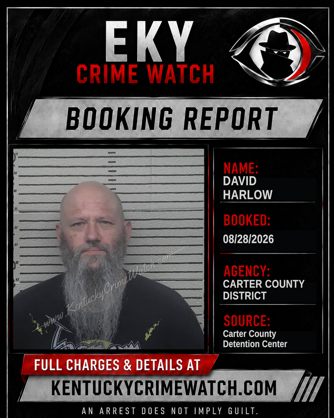 DAVID HARLOW booking image
