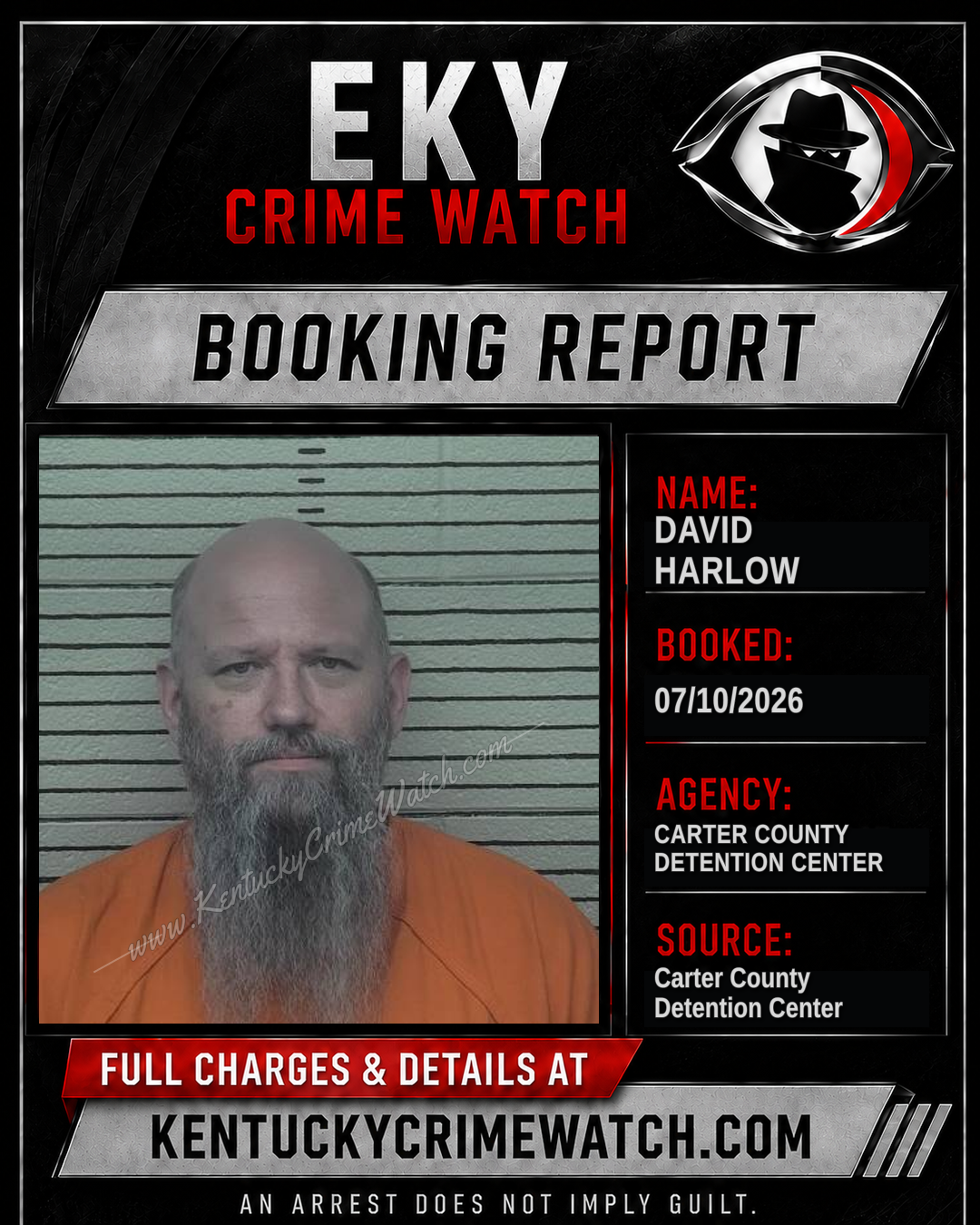DAVID HARLOW booking image