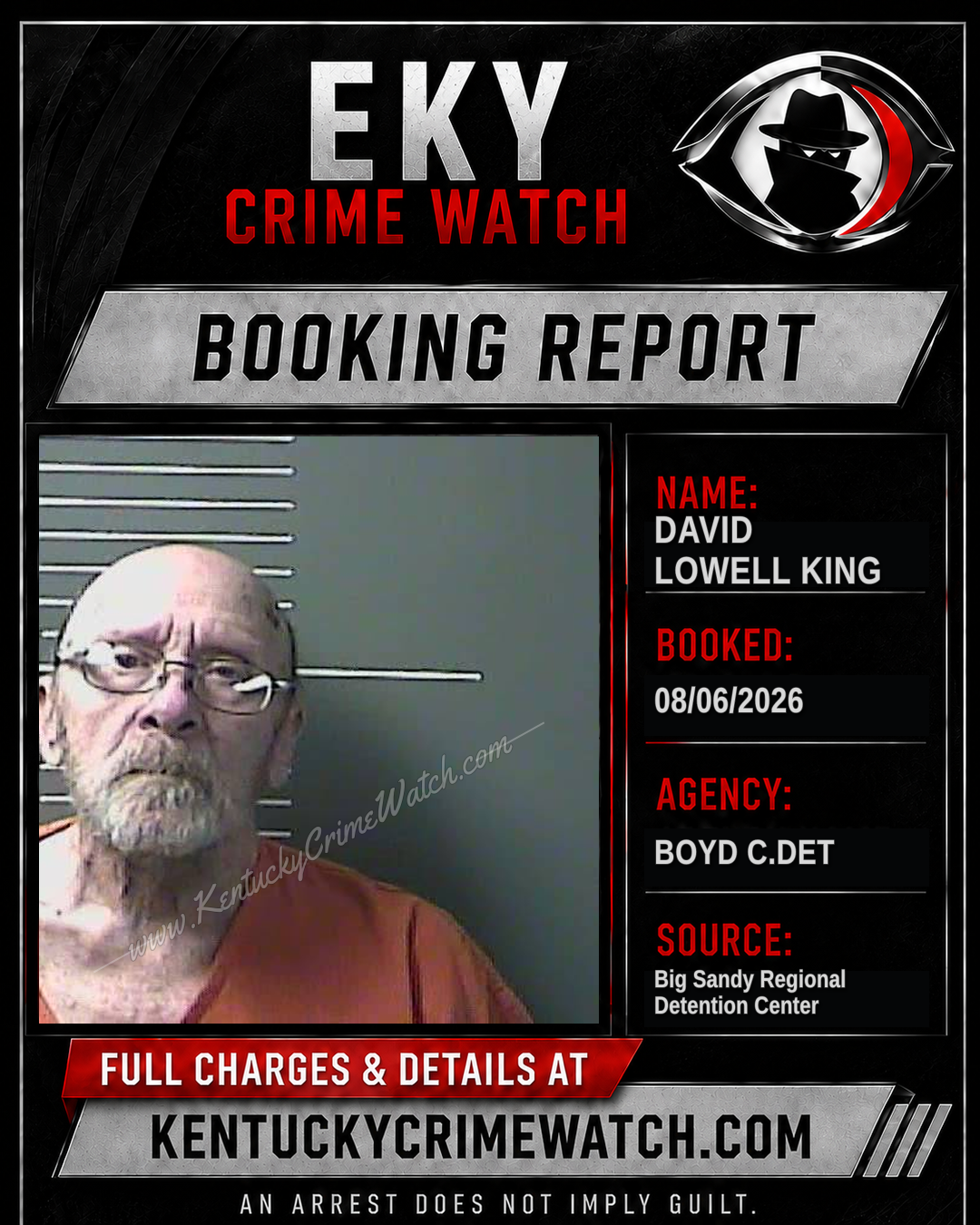 DAVID LOWELL KING booking image