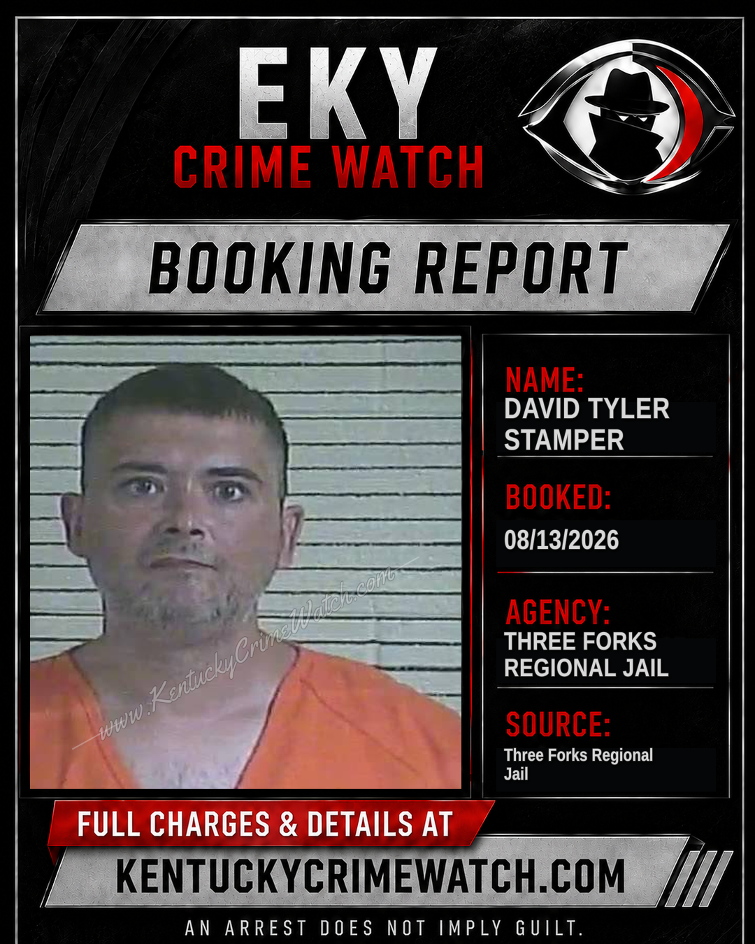 David Tyler Stamper booking image